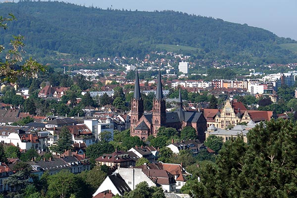Freiburg im Breisgau Schlossbergblick